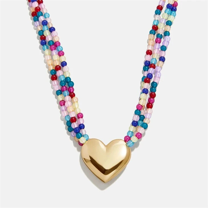 Colorful Love Bead Necklace factory