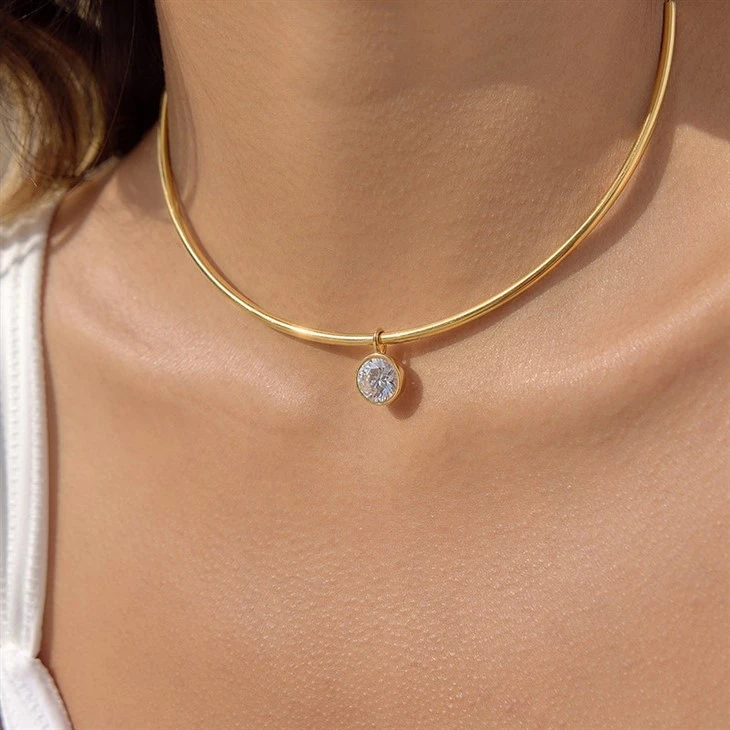 Luxury Zircon Pendant Necklaces high quality