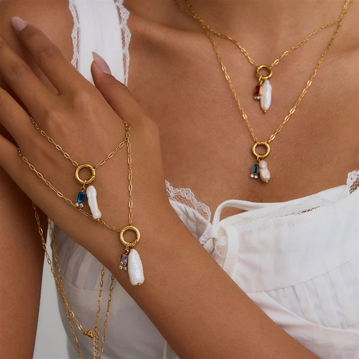 Paperclip Charm Necklace