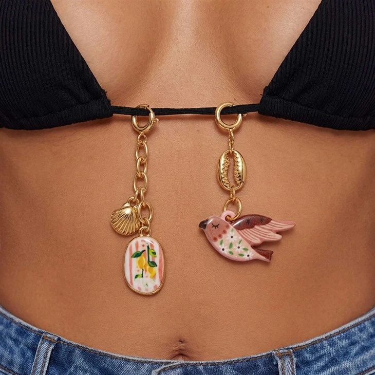 Vintage Art Bikini Charm Pendant suppliers